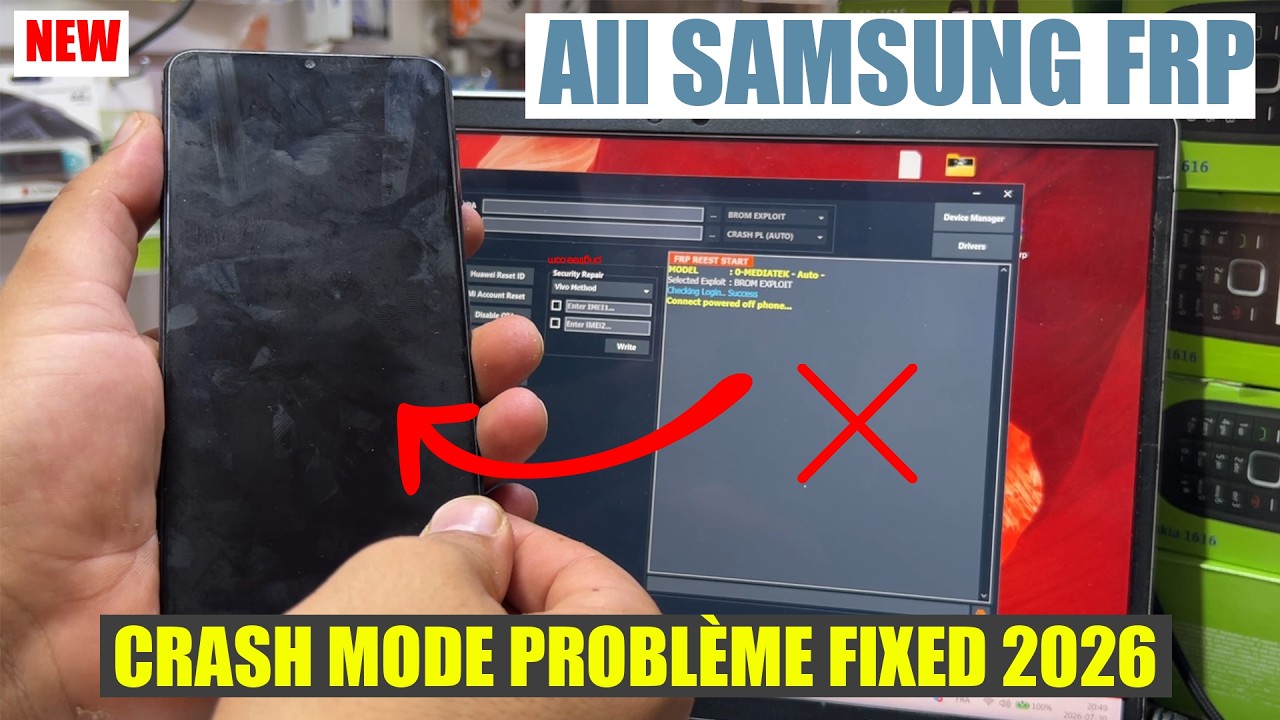 Samsung FRP Tool 2016, Google Account Remove 2026 | FRP Bypass | Android 14/15/16