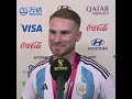 Argentina 3 - 3 (4-2) France | Alexis Mac Allister post-match interview