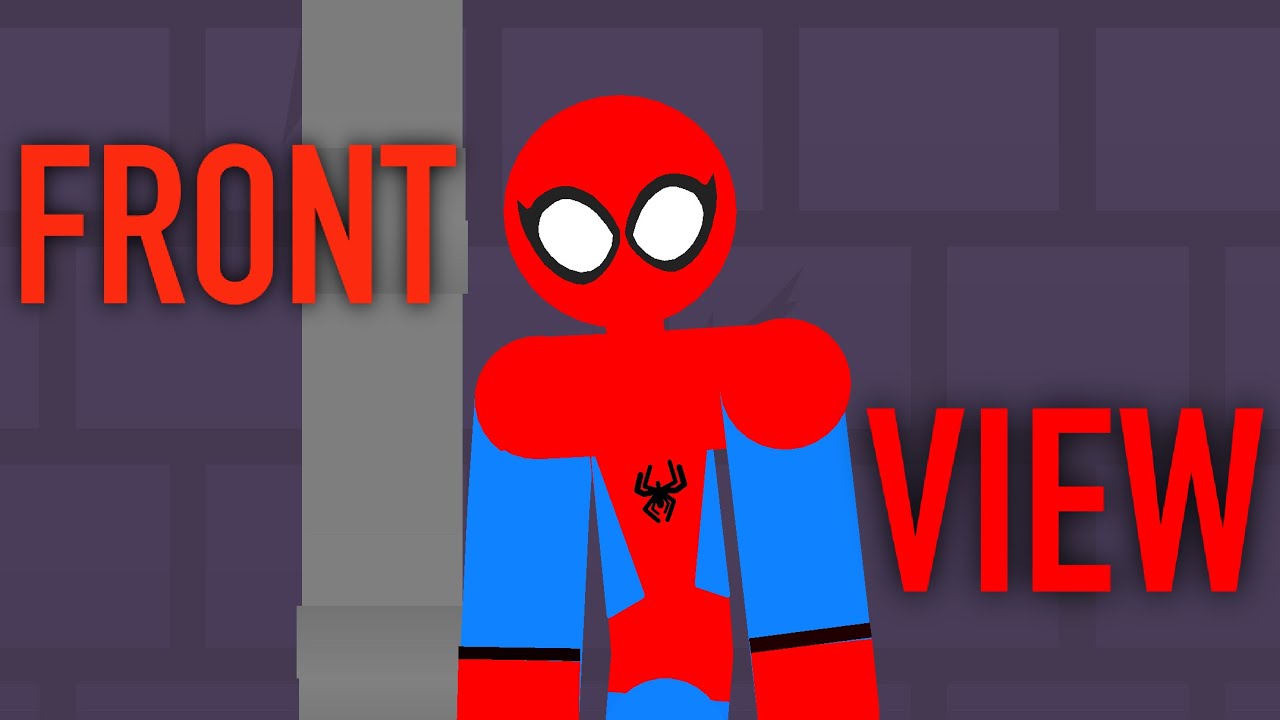 Spider-Man Front View Stickfigure Test| Sticknodes