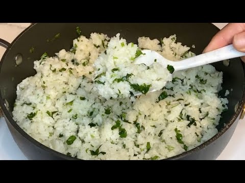 Arroz al cilantro con limón / Arroz con cilantro y limon