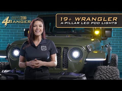 Morimoto 4Banger LED Pod A-Pillar Install on the 2019+ Jeep Wrangler JL