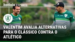 TÉCNICO DO AMÉRICA, VALENTIM AVALIA ALTERNATIVAS PARA O CLÁSSICO CONTRA O ATLÉTICO