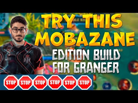 TRY THIS  MOBAZANE TOP BUILD FOR GRANGER!!! GRANGER JUNGLE GAMEPLAY!! TOP 1 BUILD | MOBILE LEGENDS