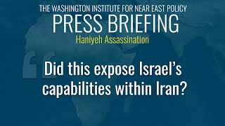 Does the death of Ismail Haniyeh expose Israel’s capabilities within Iran?