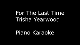 For The Last Time Karaoke Piano