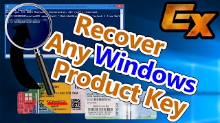 Recover Any Windows 7/8/10 Product Key (Serial)