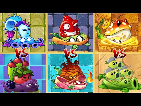 Pvz 2 Gameplay | All Vine Plants & The Same Type Of Plant Challenge (Part 4) - Plant vs Plant