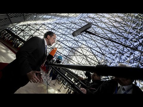 Außenminister Alexander Schallenberg beim Rat für Auswärtige Angelegenheiten in Brüssel.