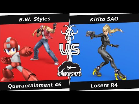 Quarantainment 46 Losers R4 - B.W. Styles (MegaMan, Terry) Vs. Kirito SAO (ZSS) - SSBU
