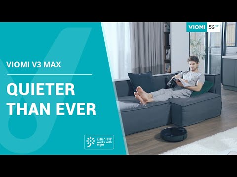 Viomi Robot Vacuum-mop V3 Max - Quieter Than Ever with 2700Pa Strong Suction