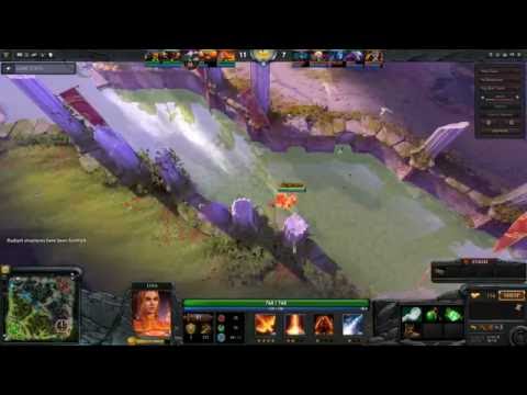 Lina 10 Min Rampage - DOTA 2