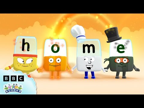 Home 🏠 | S4 E9 | Alphablocks Full Episode | Learn to Read | @officialalphablocks