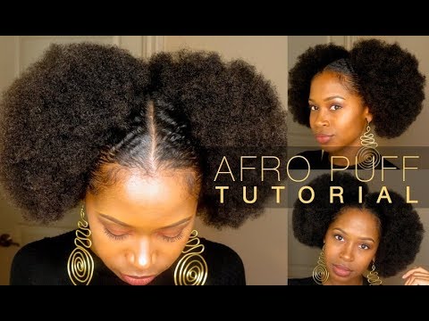 HUGE Afro Puffs | EASY Tutorial