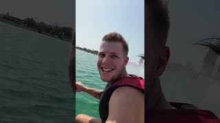 This is what it's like on a jetski in Abu Dhabi! 🇦🇪