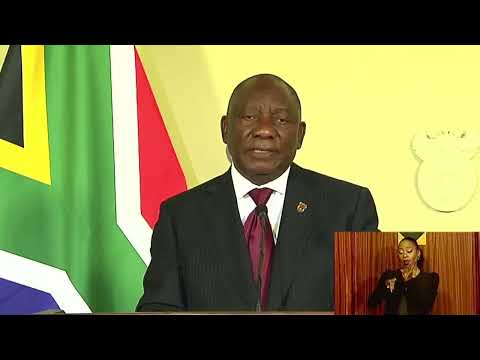 President Cyril Ramaphosa addresses the Nation