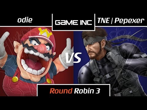 odie (Wario) vs TNE | Pepexer (Snake) - Round Robin 3 - Game Inc Smash Week 13