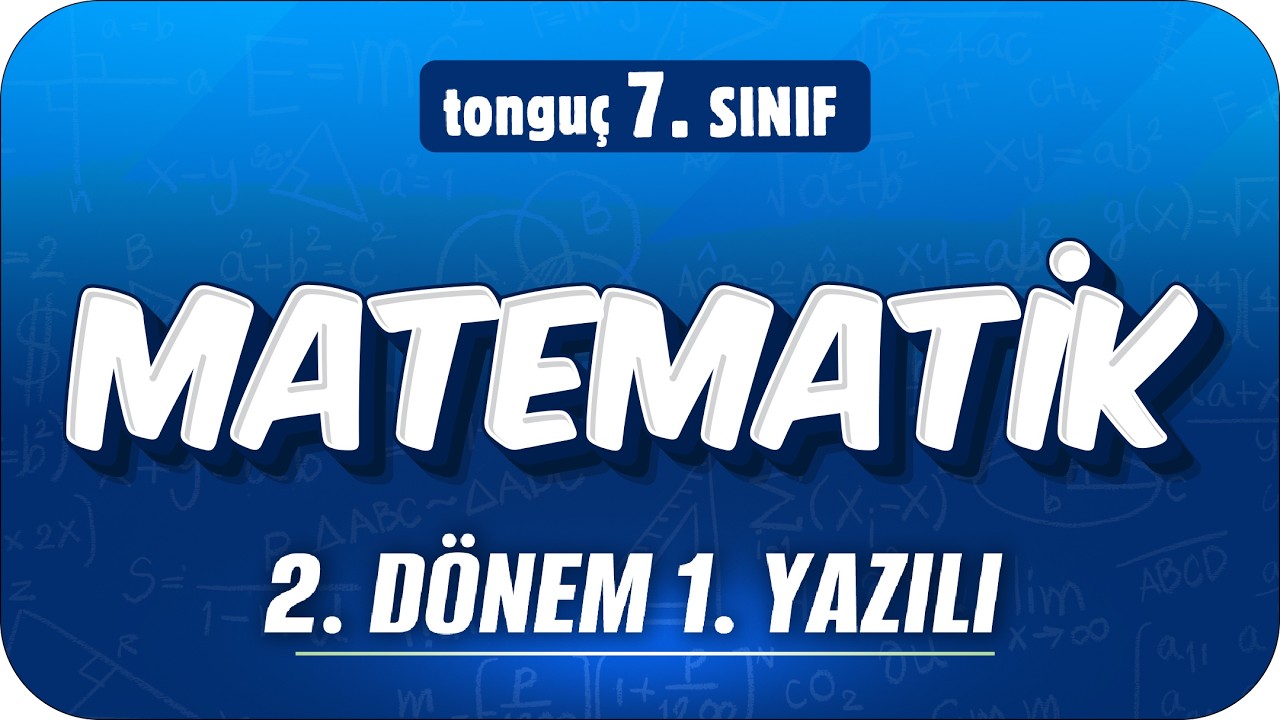 7.Sınıf Matematik 2. Dönem 1. Yazılıya Hazırlık 📑 #7MAT2D1Y #2026