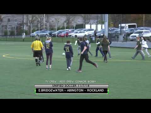 Abington vs East Bridgewater vs Rockland Unified Soccer - 11/7/18