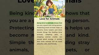 Love for Animals 🐾 | Easy English Listening & Speaking Practice #learnenglish #dailyenglish