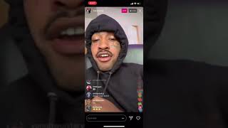 lil tracy instagram live 10-19-18 drops new song “lil whore” fat nick diss