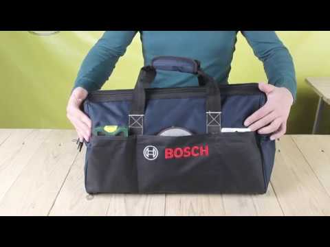 „Bosch 1.619.BZ0.100“ profesionalus elektrinių įrankių krepšys video