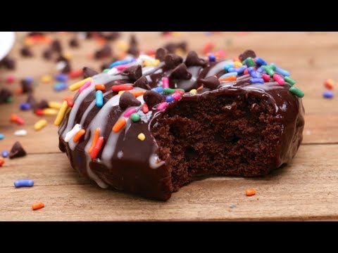 How To Make Baked Chocolate Donuts