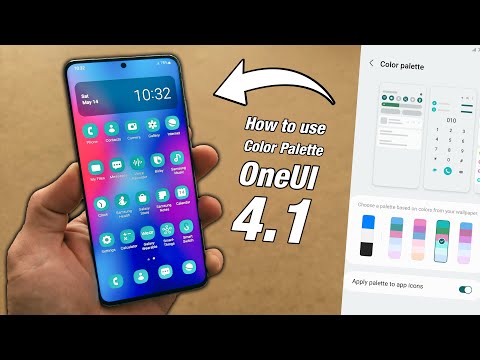 How to use Color Palette on Samsung! (One UI 4.1)