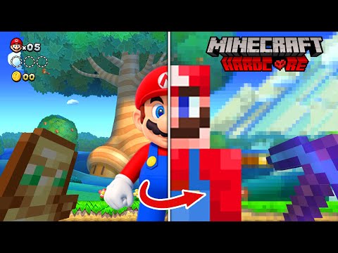 Insane Minecraft Mario Mashup: Super Mario Deluxe Hardcore!