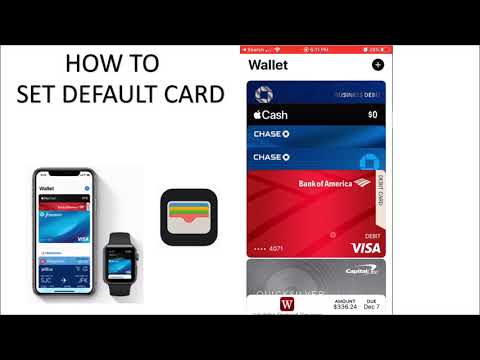 HOW TO CHANGE YOUR APPLE PAY WALLET DEFAULT CARDS...