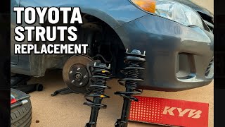 How to replace front struts on Toyota Camry 07-2011 @elchanojose