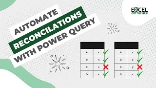 Automate reconciliations with Power Query | Excel Off The Grid