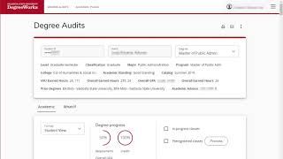 02- Degree Works Audit Overview