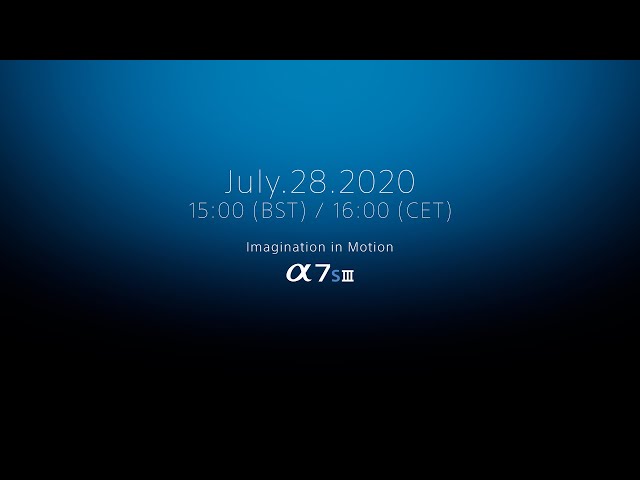 Vidéo SONY ALPHA 7S III Boitier nu