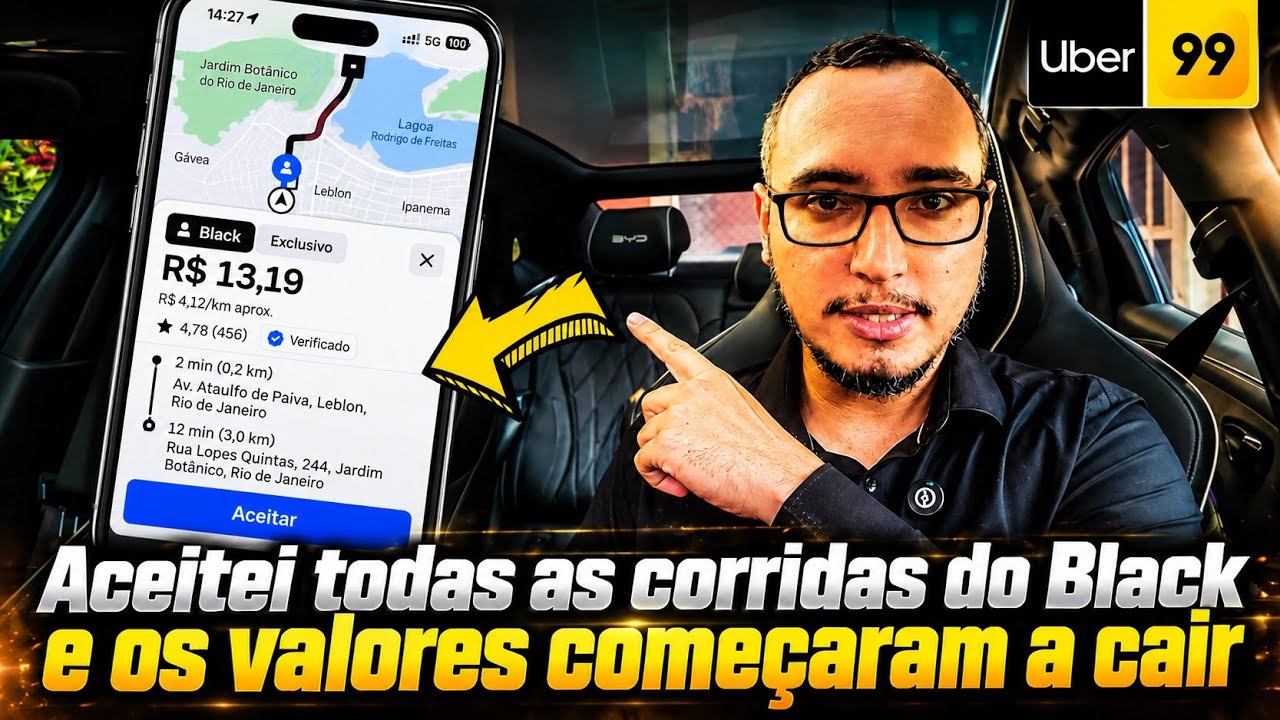 É isso que acontece quando você aceita TUDO que aparece na Uber | Taxa de aceitação vale a pena?