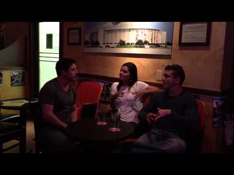 Diego Borges and Jessica Pacheco up close