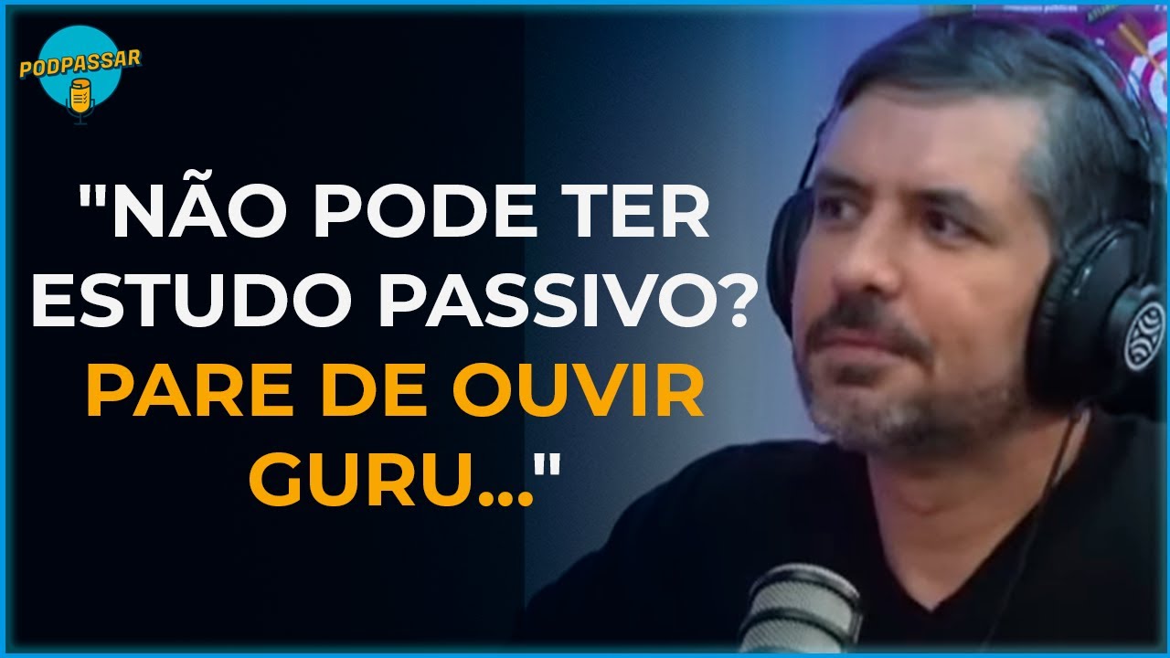 Aragonê desconstrói "verdades" sobre técnicas de estudos para concurso público: "Usei a vida toda"