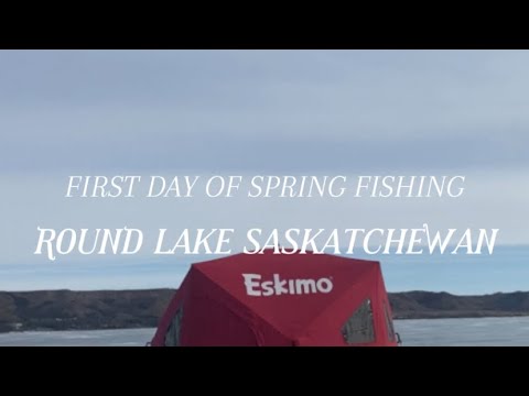 Fishing on ROUND LAKE SK | (good evening bite)