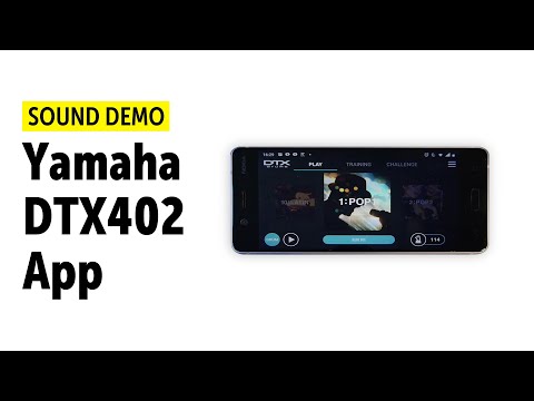 Yamaha DTX402 Touch App - Features Demo
