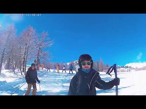 Beautiful day for skiing