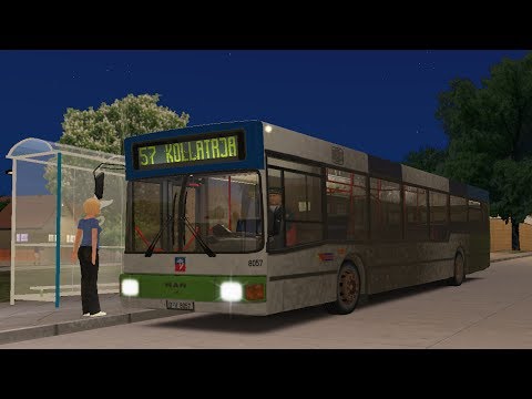 [OMSI] Full Trip: Szczecin Route 57 (SPAK), MAN NL202 Kickdown