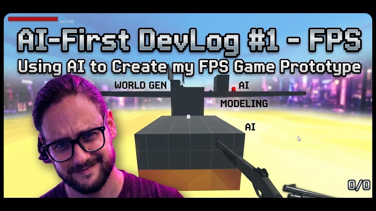 Using AI to create my FPS game Prototype -  DevLog#1