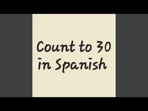 count to 30 in spanish