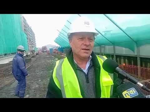 Senador Alfonso De Urresti y visita obras nuevo hospital Rio Bueno 17 - 04 -2026