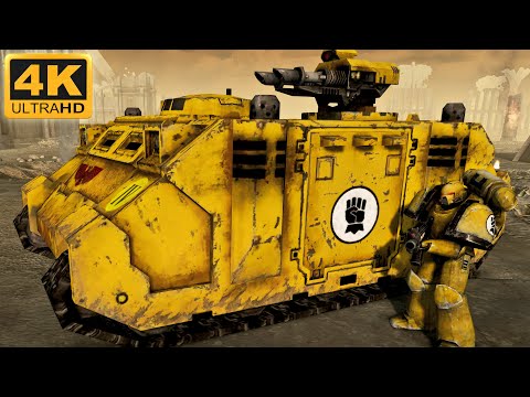IMPERIAL FISTS vs Tau Empire - Men of War: Assault Squad 2 | Warhammer 40k Mod (4K)