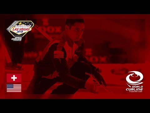 Switzerland v United States - Round-robin - 361º World Men's Curling Championship 2018
