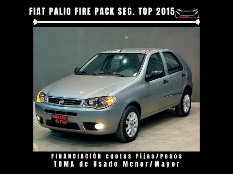 Se Vende:Fiat Palio Fire Pack Seguridad TOP 2015 - FERRERO Automotores Oncativo Provincia de Córdoba