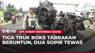 Download lagu Kecelakaan Beruntun Tiga Truk Boks di Lampung Selatan, Dua Sopir Tewas di Lokasi | AKIS tvOne mp3