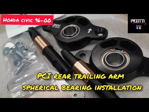 PCI rear trailing arm spherical bearing installation