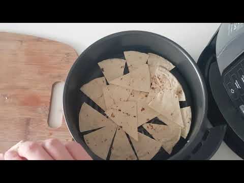 How to make Tortilla Chips in the airfryer/ easy recipe airfryer ninja