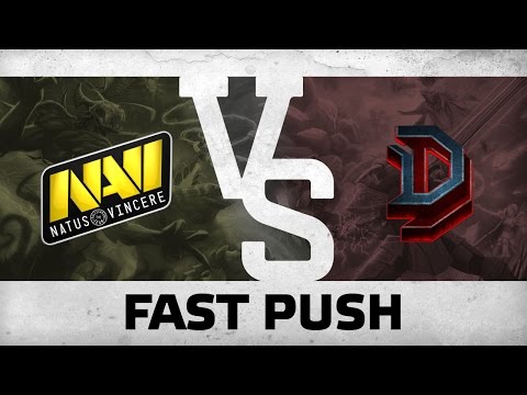WATCH FIRST: FAST PUSH - NAVI vs DD @ The Kiev Major CIS Quals